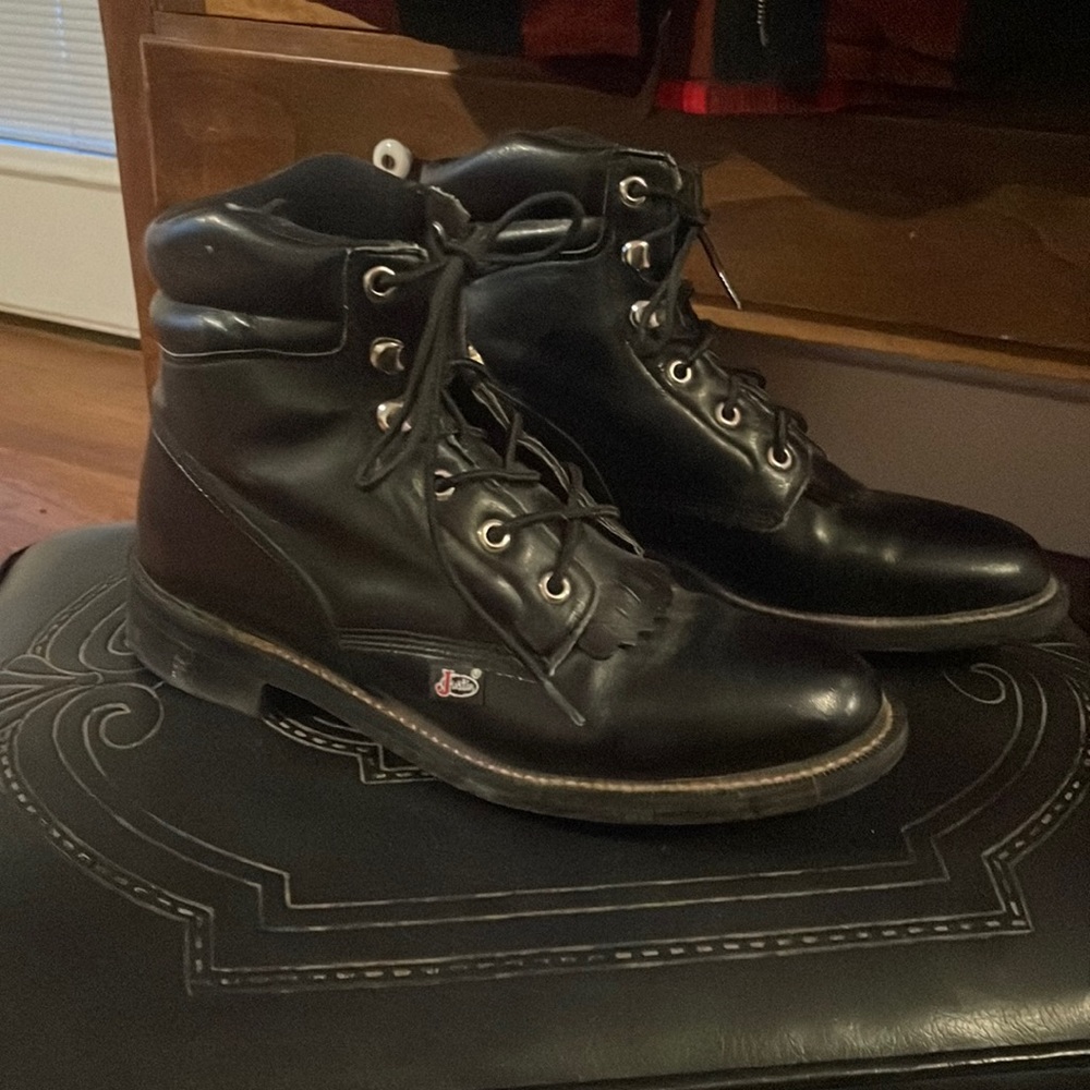 Justin roper boots size 8